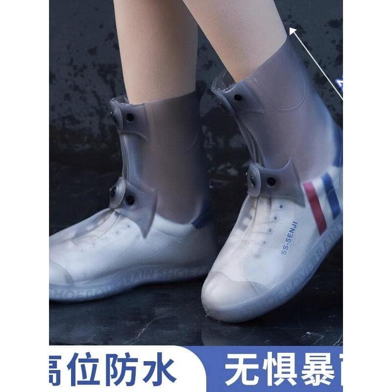 Capa para bota de chuva impermeável antiderrapante masculino feminino estilo botas de chuva de Silicone botas de chuva e