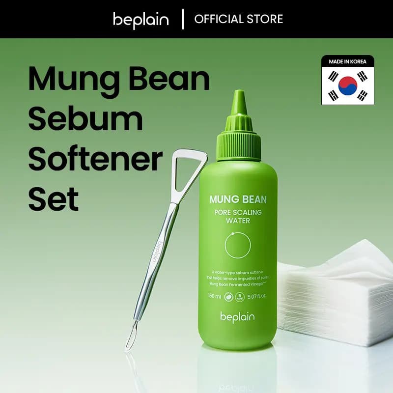 [VIRAL]BeplainMungBeanSebumerMulti-PackBeautySet-Sebumer, ferramenta de cuidado capilar, discos de algodão para rosto, p