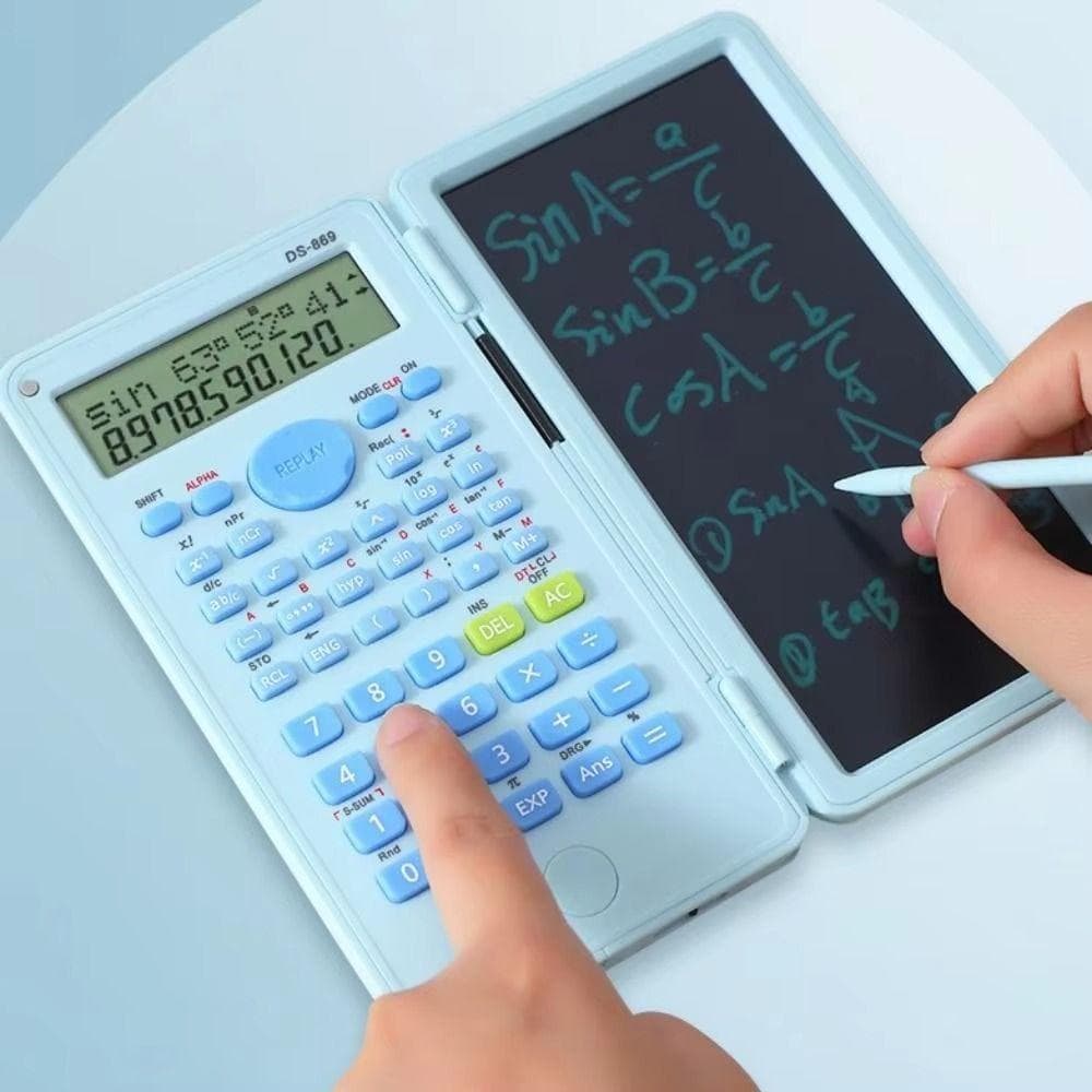 Calculadora Científica  , Calculadoras De Função 2 Em 1 Dobráveis Com Tablet , Tela Grande
