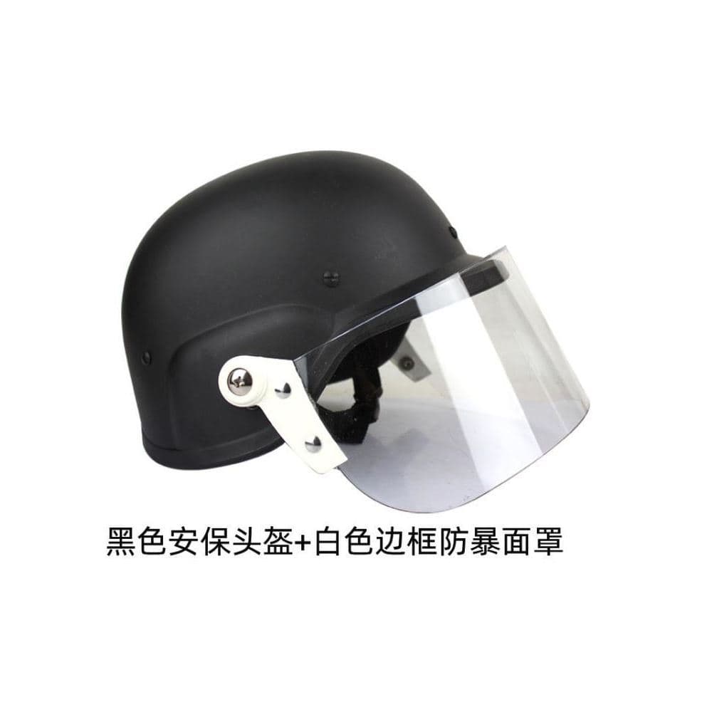 M88 capacete versão melhorada ventilador militar CS capacete tático + máscara protetora transparente à prova de rio trei