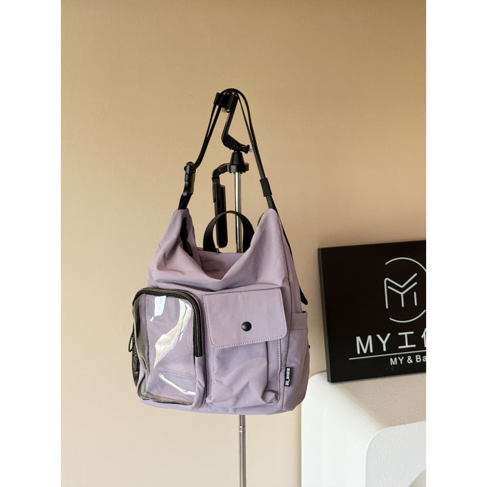 Meu novo estilo saco de dor boneca mochila grande capacidade método Multi-transporte bolsa mensageiro de um ombro mochil