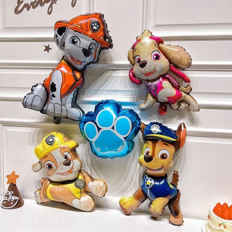 Balão De Cachorro Dos Desenhos Animados Ryder Perseguição Skye Everest Filme De Alumínio Brinquedos Decoração De Festa D