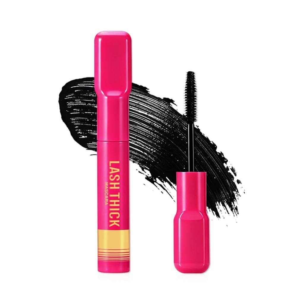 Máscara de Cílios Boobeen Thick Curling, Resistente à Água e ao Suor, Máscara de Volume Construível – Fórmula Leve para