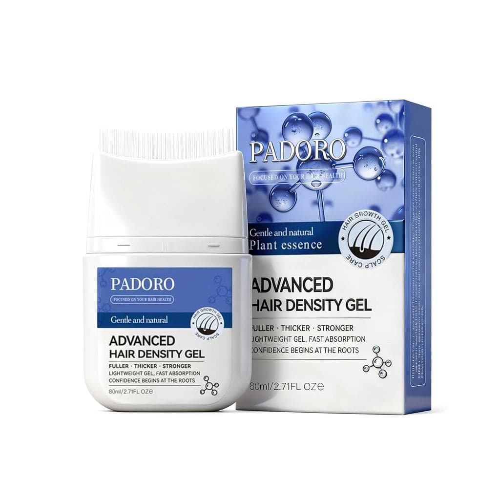 Gel Avançado para Densidade Capilar - Contém Óleo de Alecrim com Essência Natural Suave de Plantas, Apresenta um Design