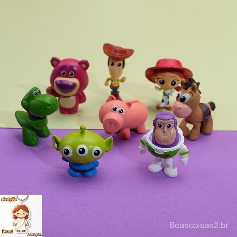 Toy Story Boneca Decoração DIY Anime Boneca Buzz Woody Decoração Modelo
