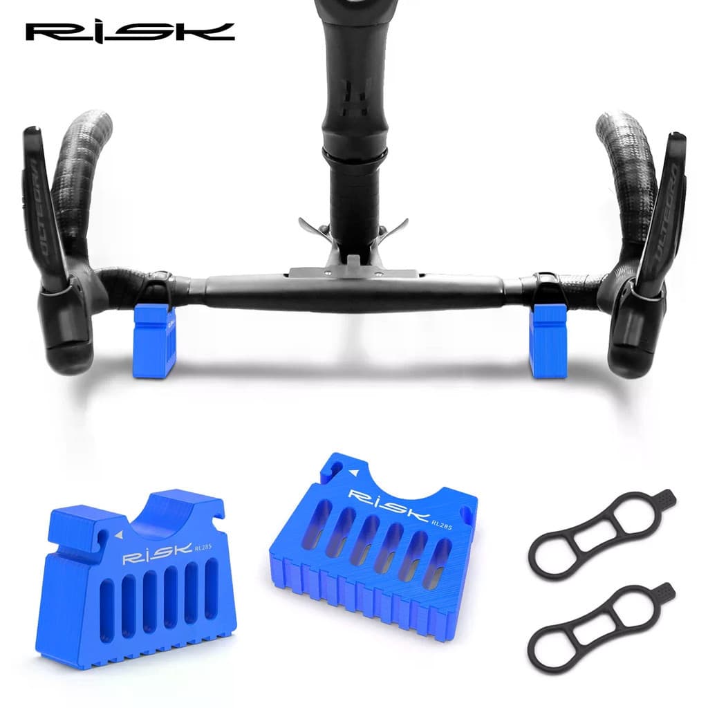 RISK 1 Par De Suporte De Reparo Invertido Para Bicicleta , Guidão Dianteiro , Ferramenta Estabilizadora De Rack De Estac