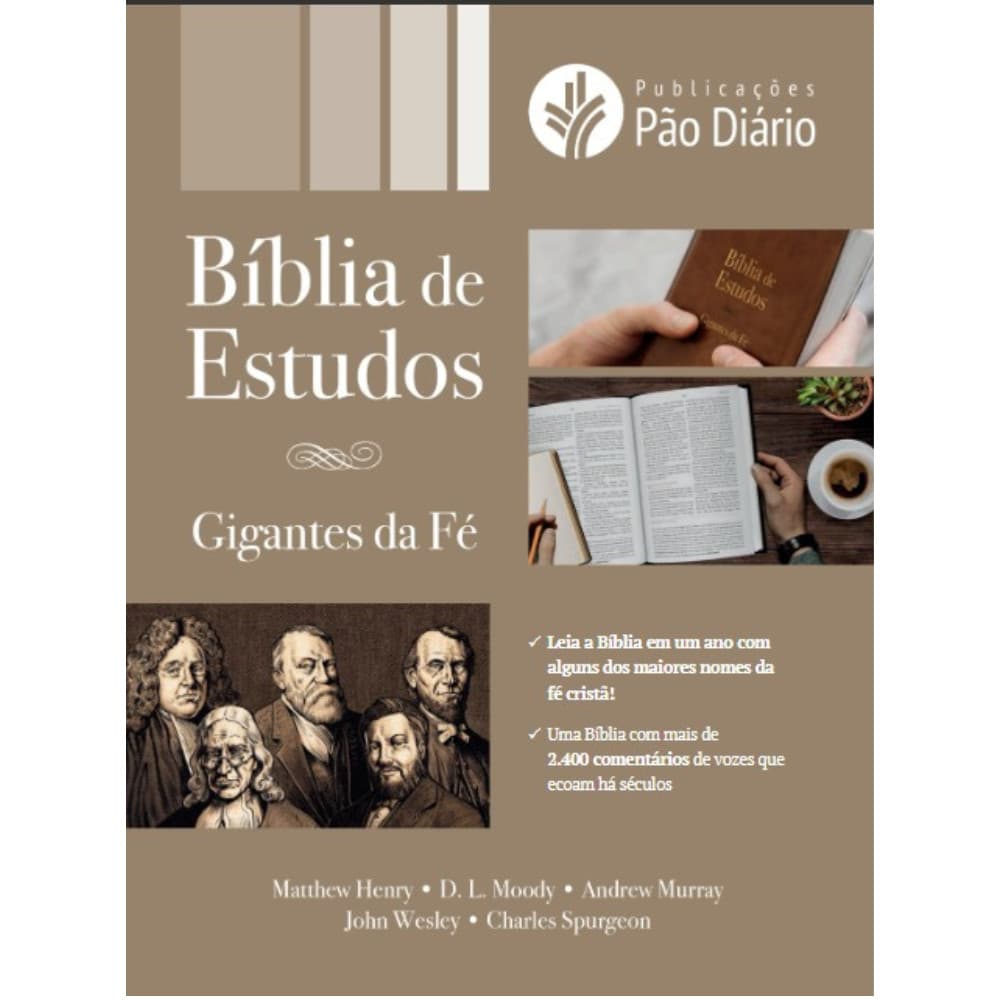 Revista – Bíblia de Estudo Gigantes da Fé