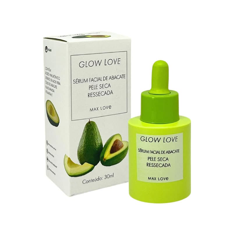 Sérum Facial de Abacate Glow Love Max Love - Unidade