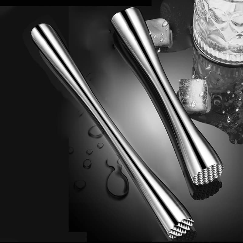 Triturador de gelo para coquetéis, espremedor de gelo de limão para chá com leite, triturador de gelo em aço inoxidável