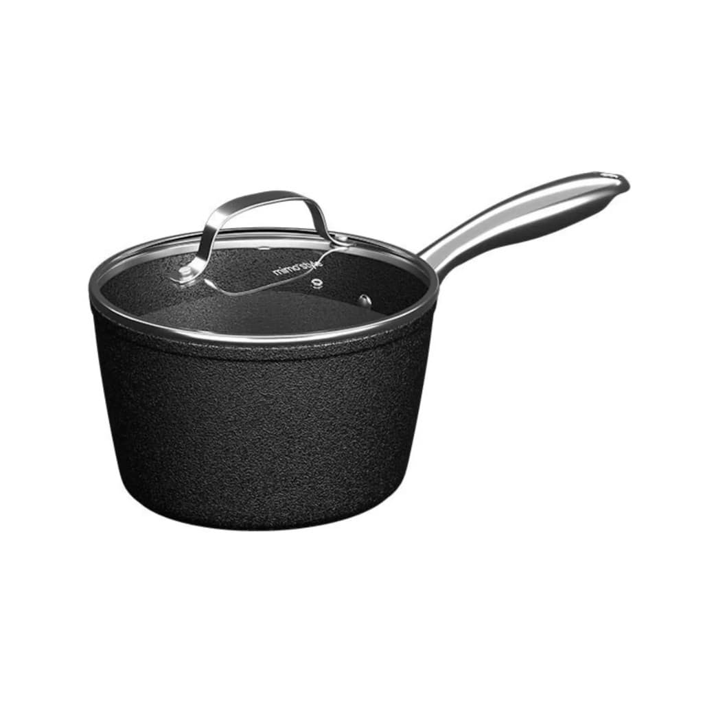 PANELA INOX ANTIADERENTE BLACK ROCK 1,2L 20CM MIMO STYLE