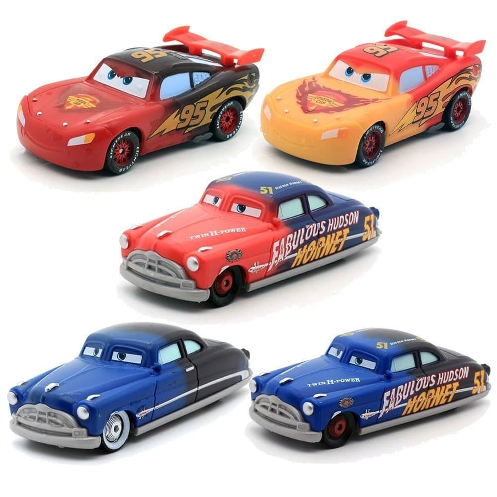Carros da Pixar: Faísca McQueen, Hudson, Wasp, Carro de Brinquedo que Muda de Cor, Presente da Disney W0GE
