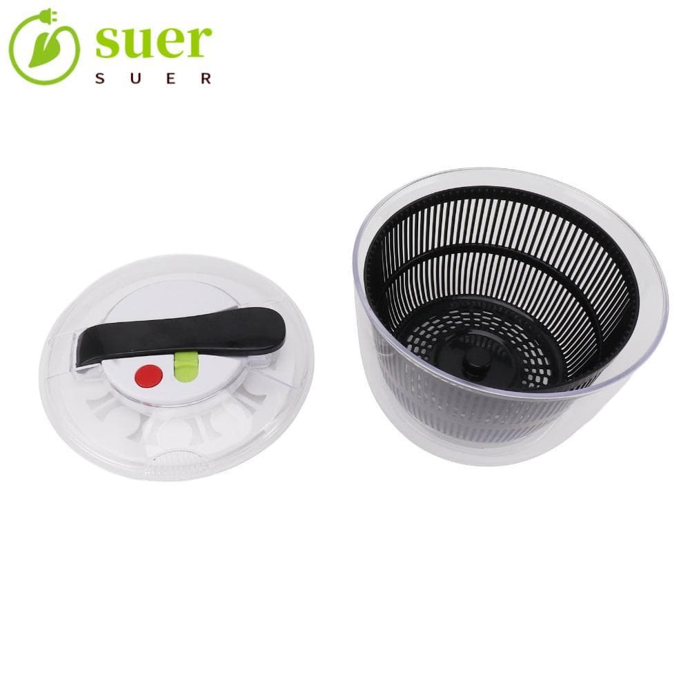 Girador De Salada SUER1YE , Secador De Vegetais Com Tigela De Plástico , Alface Design Multifuncional