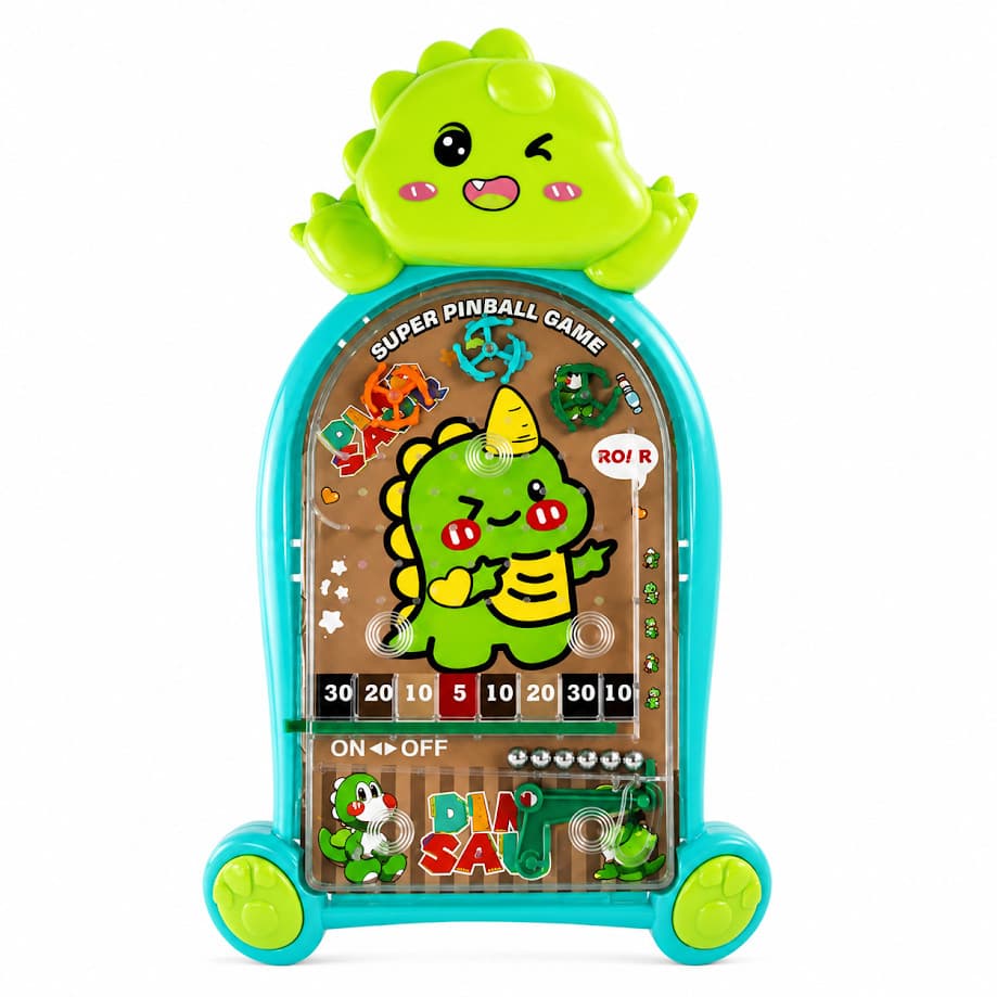 Brinquedo Pinball Grande Dinossauro Jogo Desafio Infantil