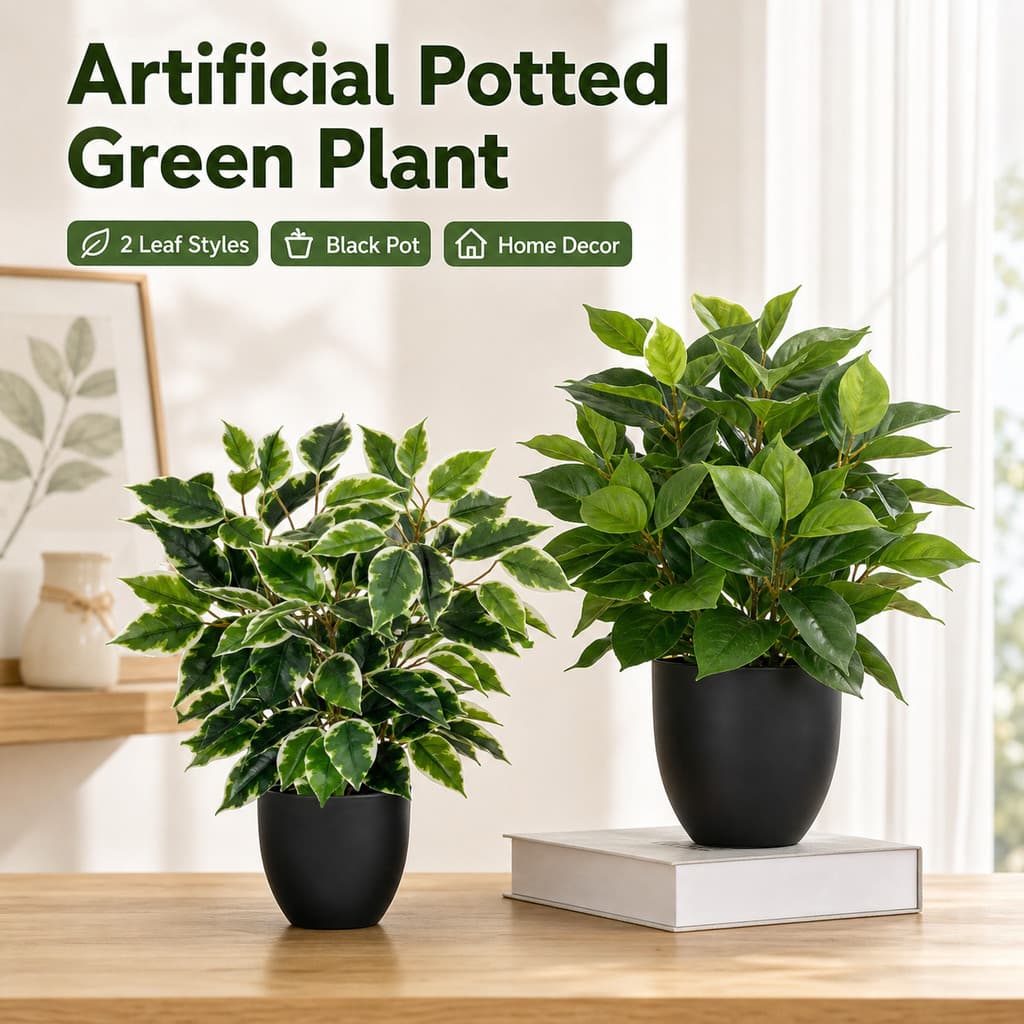 Planta Falsa Plantas Artificiais Interior Pequeno Ficus Vasos De Seda De Topiaria Para Casa Banheiro Quarto Sala De Jant