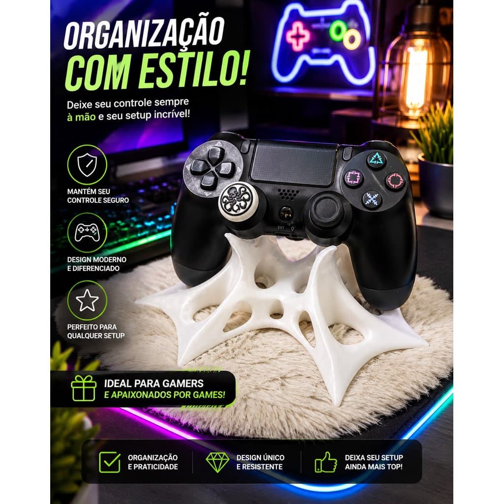 SUPORTE PARA CONTROLE DE VIDEO GAMER