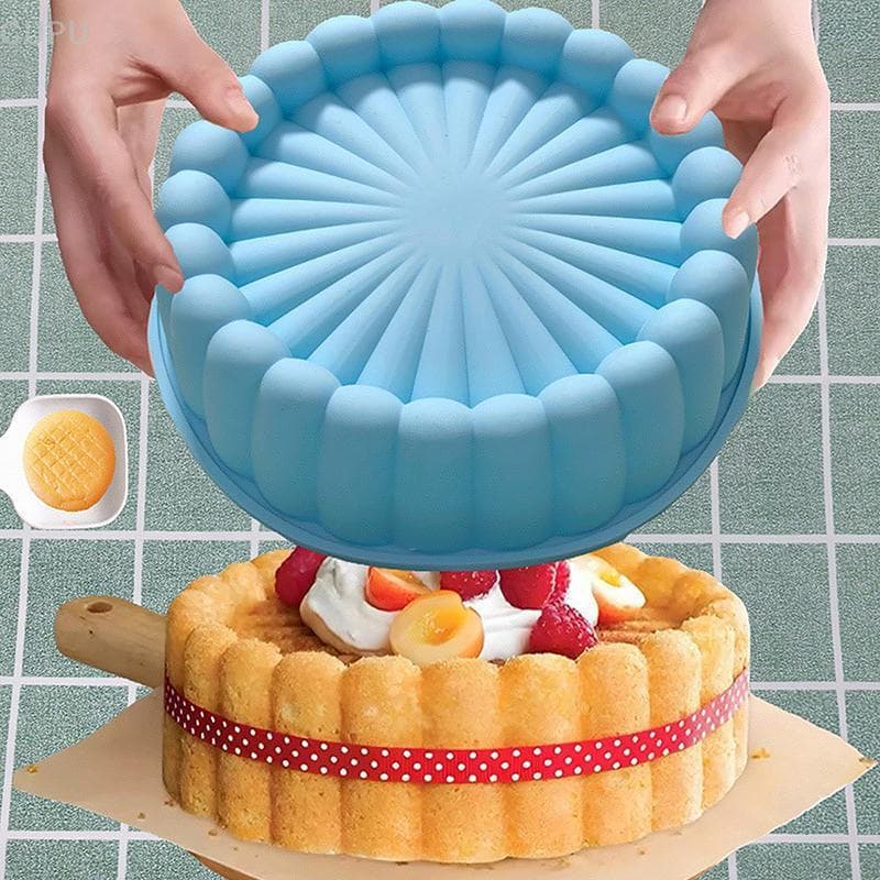 [CU] 6 Polegada Charlotte Bolo Pan Silicone Cheesecake Antiaderente Redondo Molde De Cozimento Moldes De Para Morango Sh