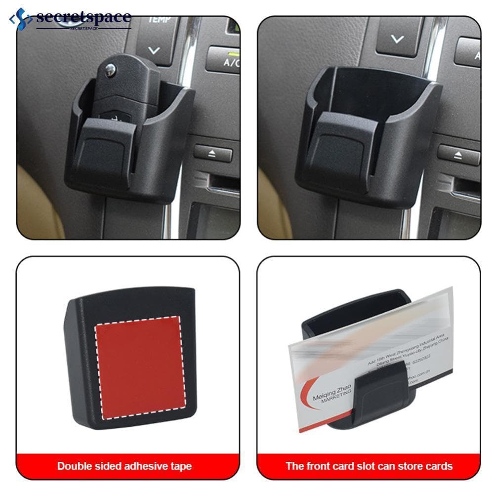 SECRETSPACE Console Central Do Carro Armazenamento Chave Titular Organizador Caixa Remoto Antiderrapante Interior Painel
