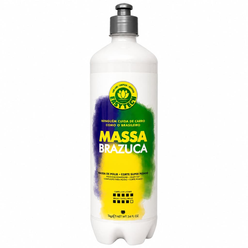 Massa de Polir Corte Super Pesado Brazuca 1kg Easytech