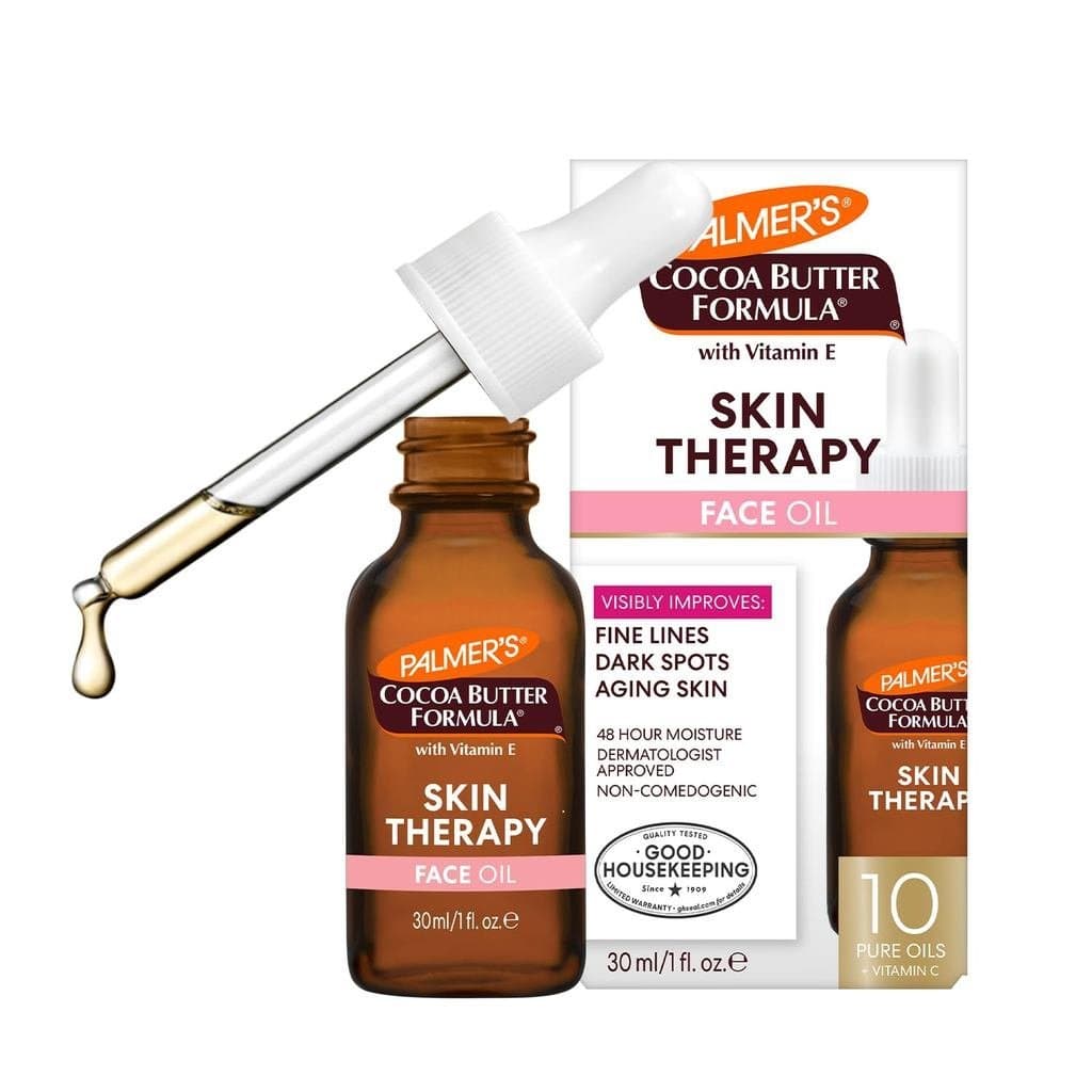 Óleo Hidratante para a do Rosto Palmer's Cocoa Butter Formula com Vitamina E, C e Mistura de 10 Óleos Faciais Puros