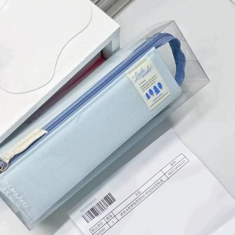 Novo produto KOKUYO Muye Dreamland Estojo para lápis de grande capacidade Bolsa de armazenamento expansível Folio Tamanh
