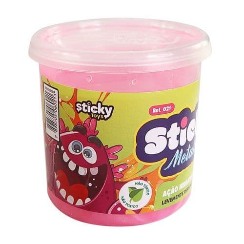 Slime Geleca Brilhante Metalizado 130g Slimes Divertido Sensorial Infantil
