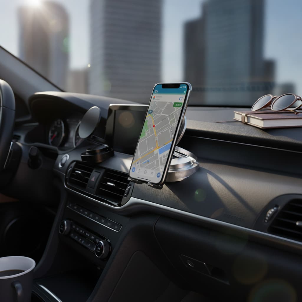 Suporte Celular Magnético Premium Articulado Rotação 360° Fixação Forte Universal Carro Painel