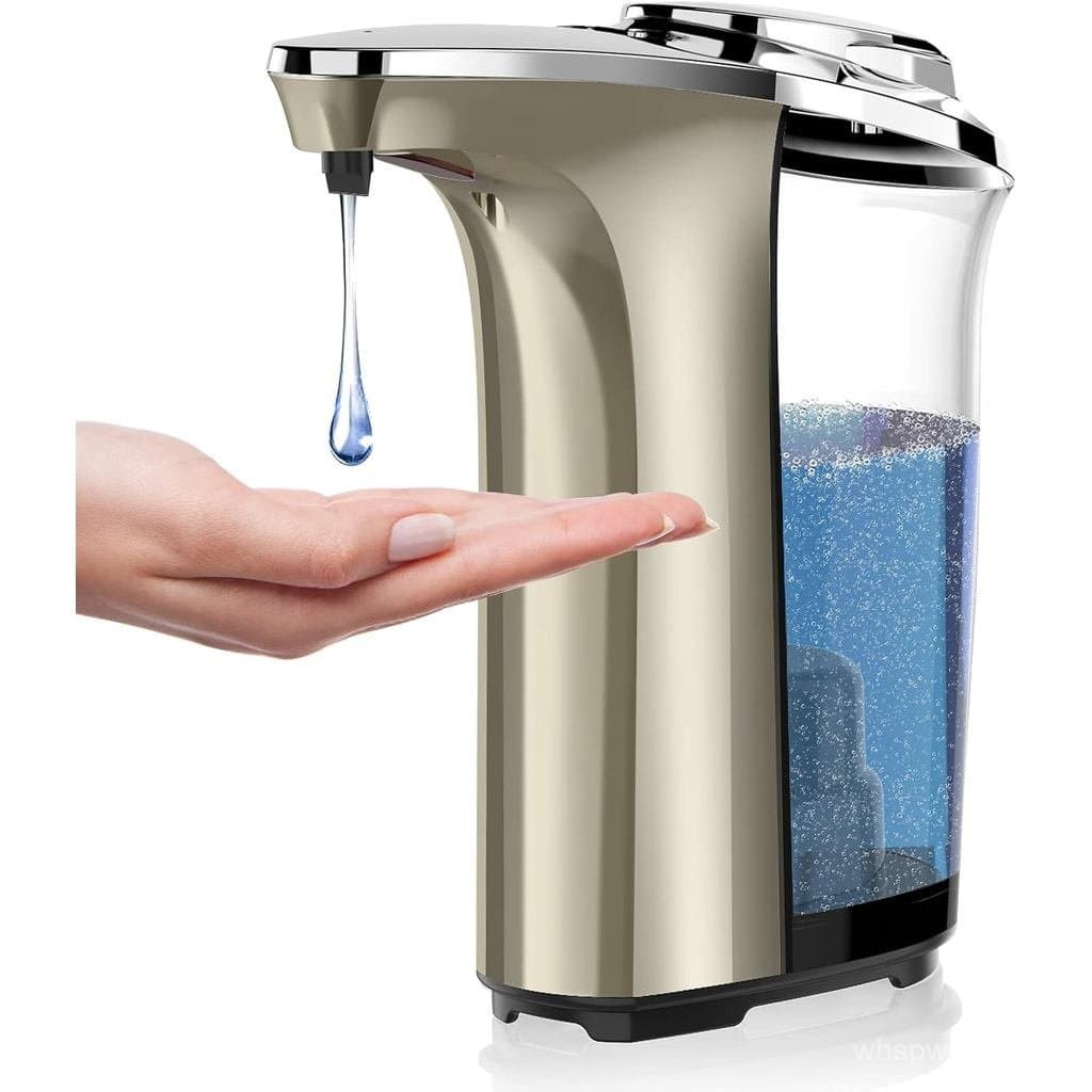 Dispensador Automático de Sabão PZOTRUF, Dispensador de Sabão para Louça Sem Toque 17oz/500ml com Sensor Infravermelho,