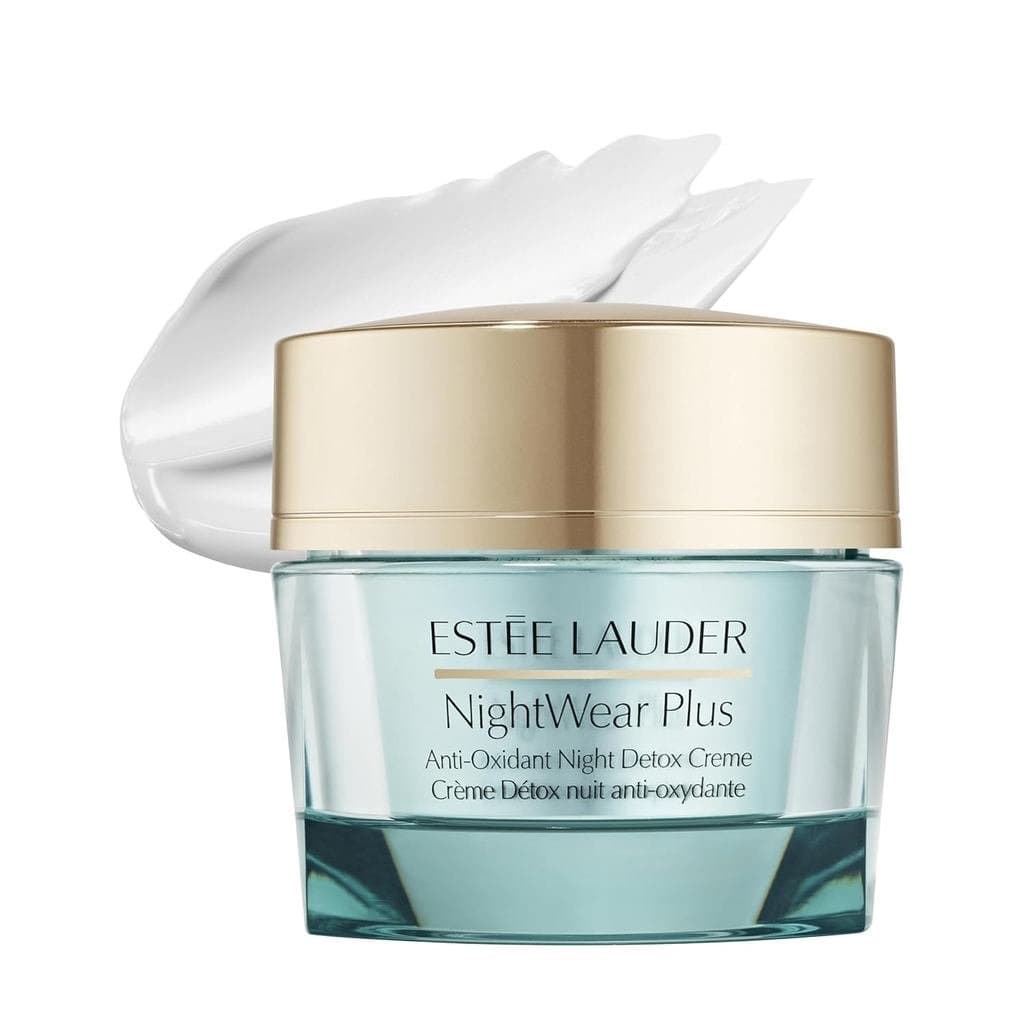 Estée Lauder NightWear Plus Creme Noturno Antioxidante Detox Hidratante Facial para Antienvelhecimento, 1,7 Onças LBS4