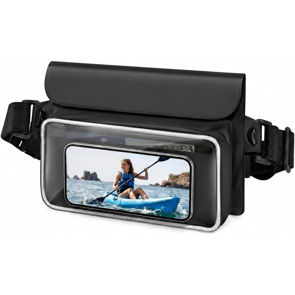 Bolsa de Cintura Impermeável IPX8, 1 Unidade, Bolsa Flutuante Impermeável para com Tela Sensível ao Toque e Alç