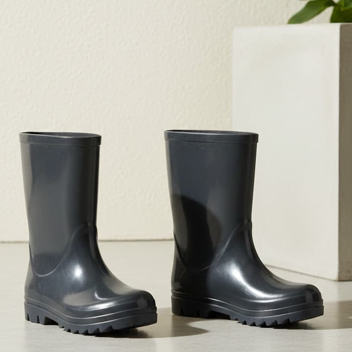 Galocha infantil Botinha de Chuva Cano Longo Meninos e Meninas Kids Moderno