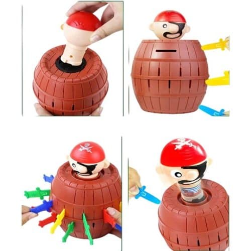 Jogo Infantil Pula Pirata Espadas Divertido Criativo Competitivo