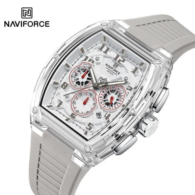 NAVIFORCE NF6118 Relógio Masculino De Quartzo 50M Resistente À Água Luminoso Esportivo Mostrador Multifuncional Tecnolog