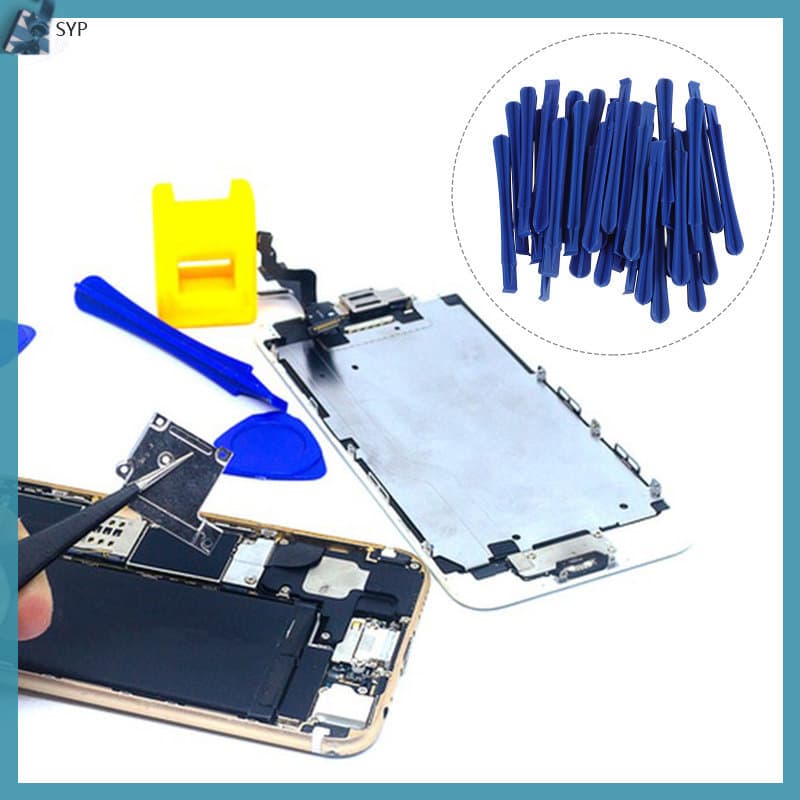 📎 100Peças Ferramenta Multifuncional Para Celular Em Plástico Azul