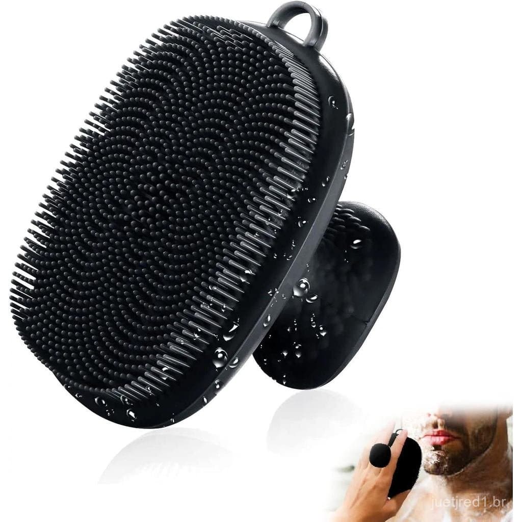 Escova Facial, Escova Facial para Homens, Escova de Limpeza Facial, Escova Manual à Prova d'Água para Cuidados Faciais e