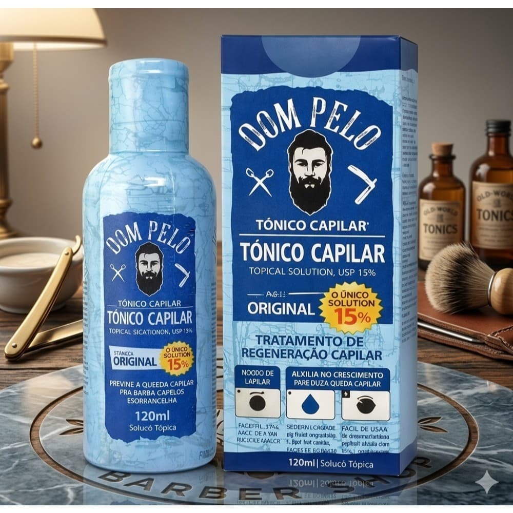 Kit 2x Tônicos Capilares COM CAIXA Dom Pelo Crescimento Forte Cabelo e Barba - 100% garantido