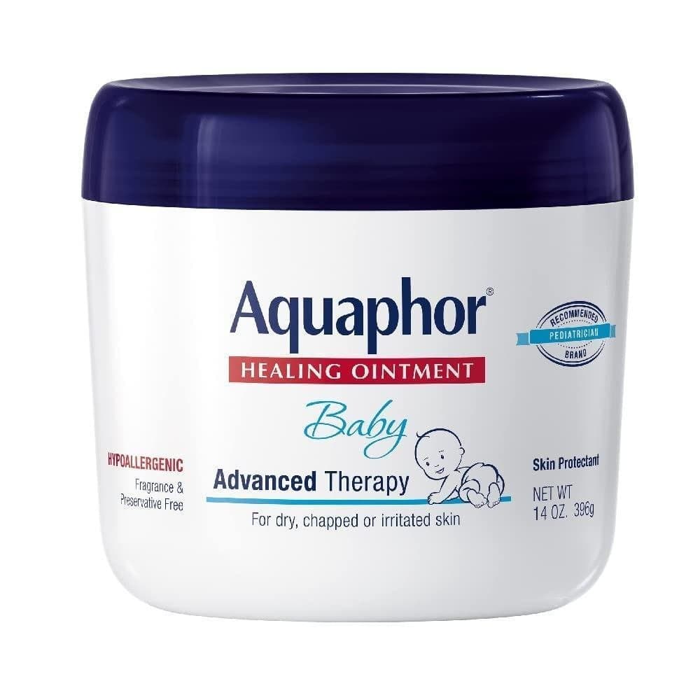 Pomada Curativa Aquaphor Baby, Protetor Terapêutico Avançado para Rachaduras ou Secura, Assaduras de Saliva e Assaduras
