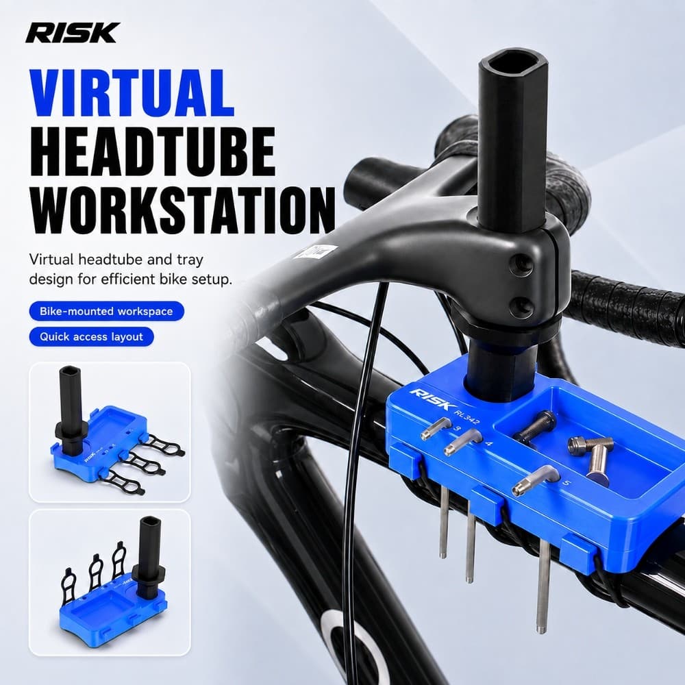 Bicicleta Virtual Headtube Ferramenta Rack De Reparo Da Estação De Trabalho 28mm Tubo Organizador Para Mountain Road Man