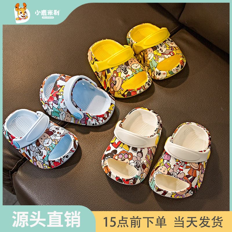 | slippers | ✩Chinelos infantis homens mulheres novo estilo interior doméstico à prova dwaterproof água banheiro buraco