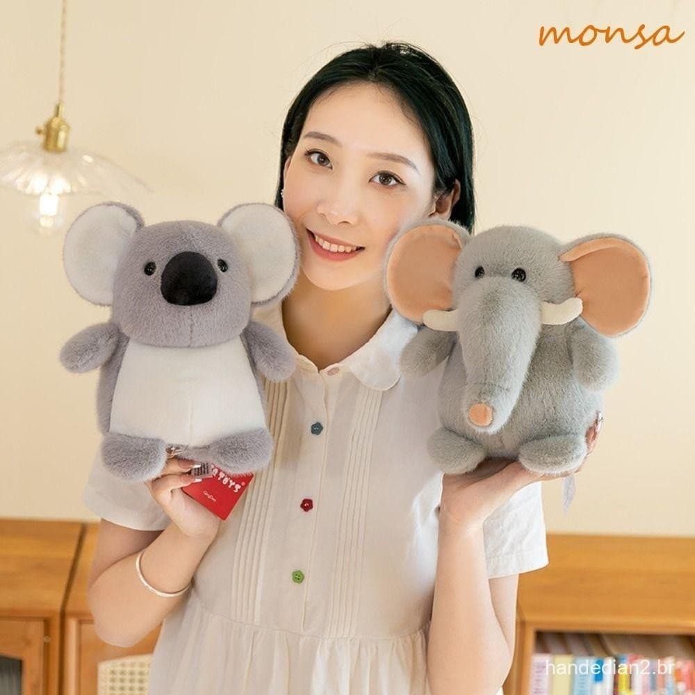 MONSA Dinossauro Animal Travesseiro De Pelúcia , Coala Macio Capivara Brinquedos Engraçado Dos Desenhos Animados Coelho