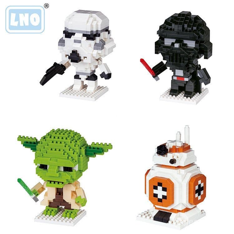 Yoda Planet Building Block Toy Samurai Preto Samurai Branco Samurai 118-121