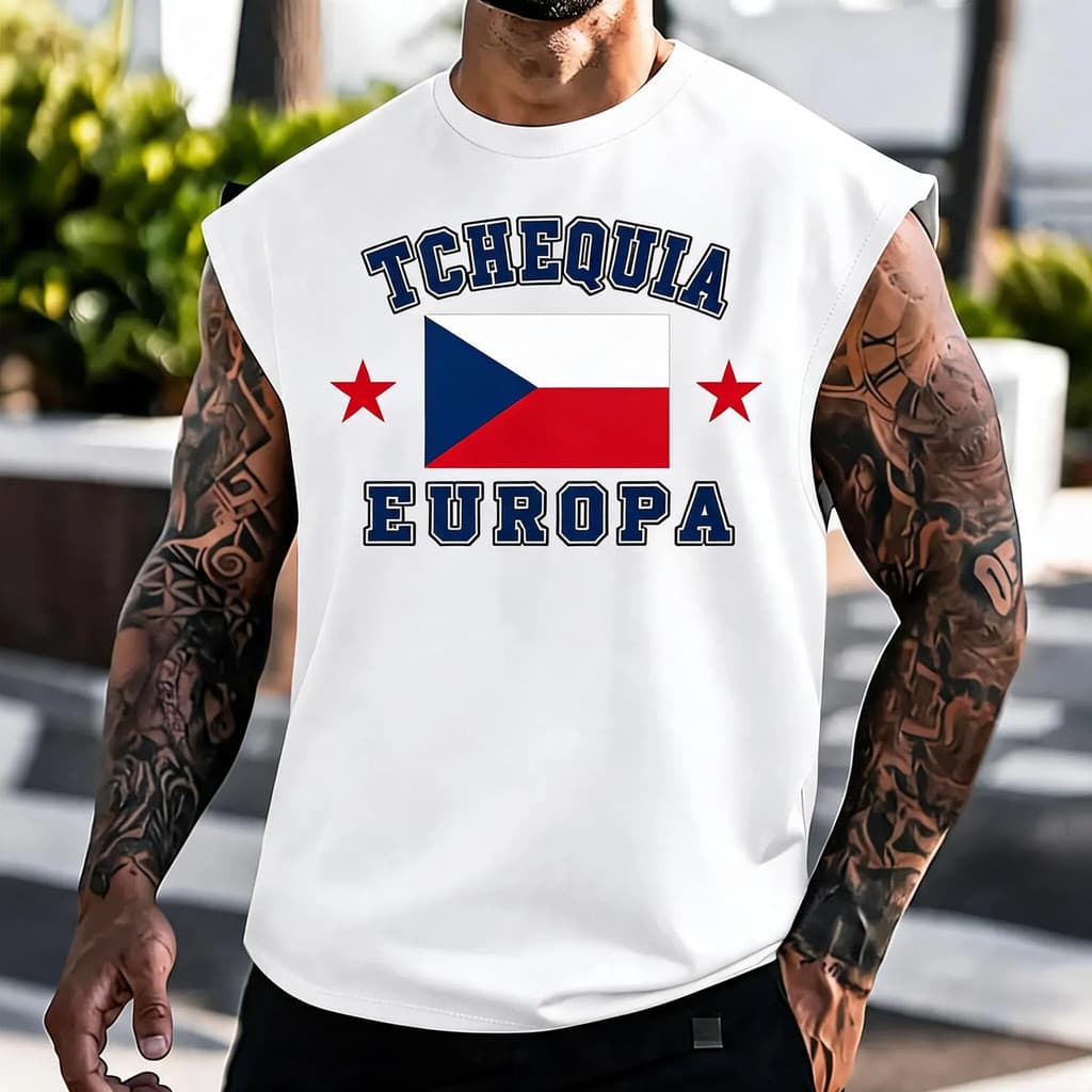 Cavada Regata Camisa Continentes Tchequia Europa