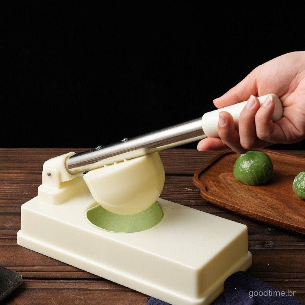 Molde para prensar a massa de bolinho, molde manual eficiente, molde para bolinhos de arroz verde doce.
