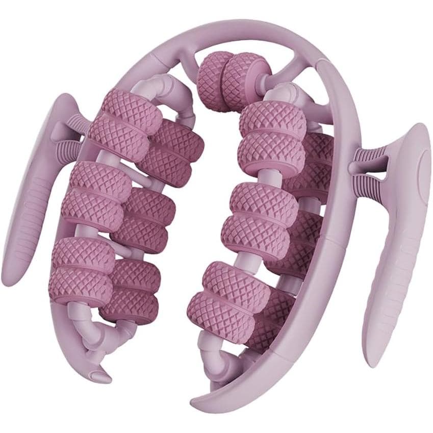 Rolo de Massagem Muscular de 26 Rodas Aprimorado - Massageador para Braços e Pernas, Rolo para Antebraço e Panturrilha,