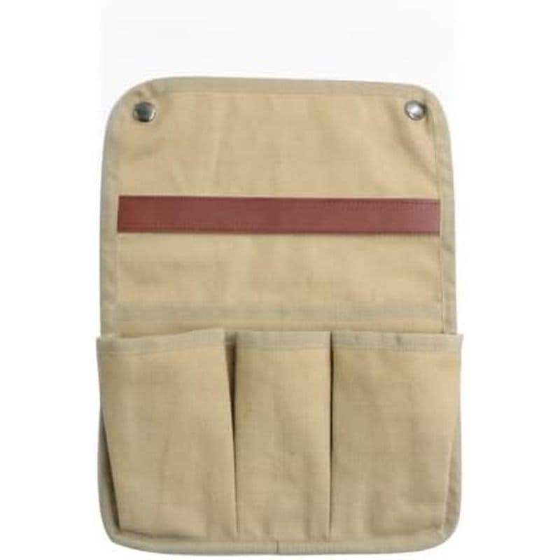 Organizador De Apoio De Braço Para Cadeira De Acampamento , Bolsa De Mesa Lateral De Couro PU Com Alça Telefones & amp ;