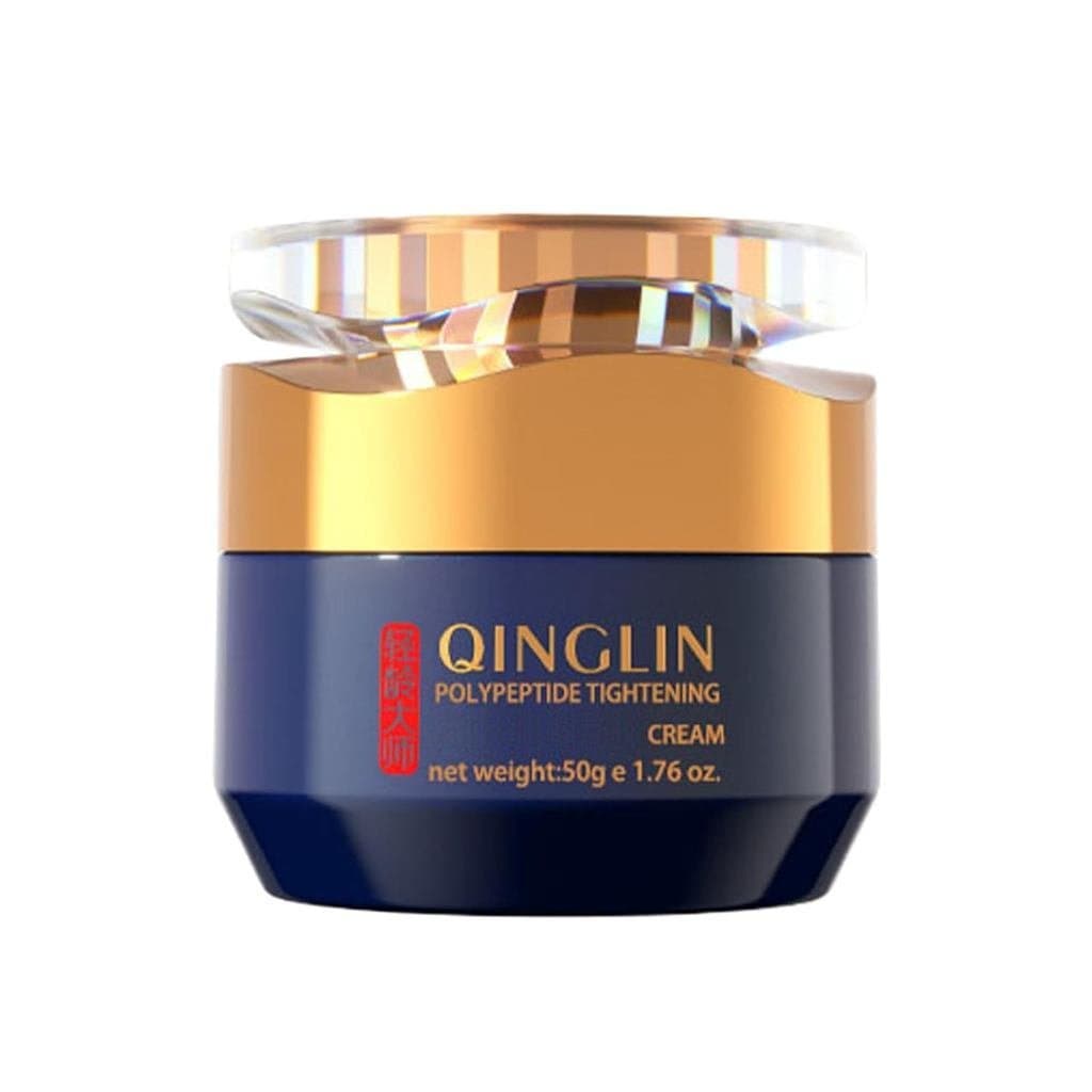 Creme Antienvelhecimento e Firmador com Polipeptídeos QINGLIN, Hidratante Facial Firmador e Suavizante, Eleva e Hidrata