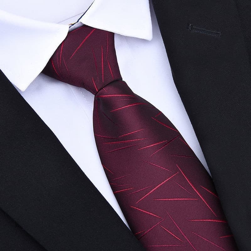 Gravata Formal Masculina 69441, 8cm, Elegante para Negócios, Fácil de Usar, Sem Nó, Ajustável, para Smoking 381 4136