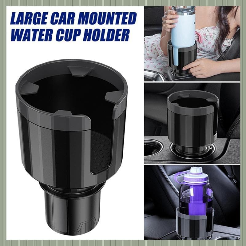 (Uft) Suporte De Copo De Água Para Carro Base Ajustável Adaptador Expansor Copos Acessórios
