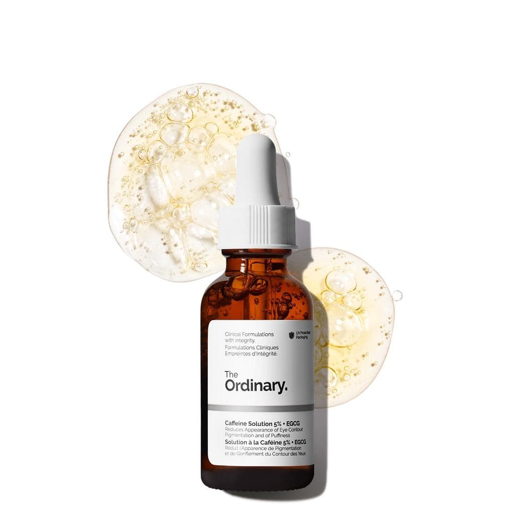 The Ordinary Caffeine Solution 5% + EGCG Eye Serum, Sérum para Olhos Anti-inchaço para Olheiras e Olhos Cansados