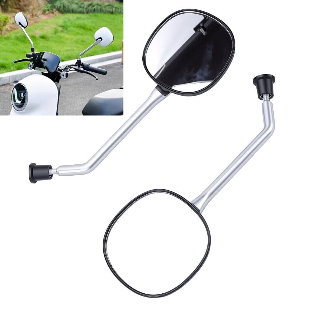Espelho retrovisor de scooter elétrico grande angular lado convexo da motocicleta para triciclo