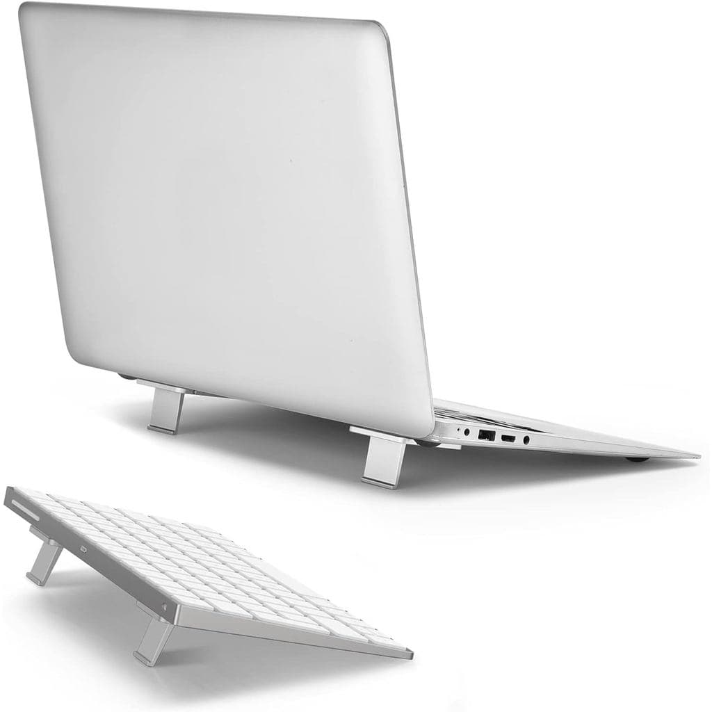 Suporte para Laptop Mini OATSBASF, Suporte Retrátil para Computador, Suporte Portátil para Notebook, Design Dobrável Inv